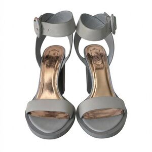 Ted Baker Elegant Gray Heels